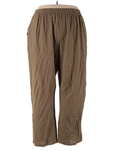Pre-owned Unbranded Casual Pants In Brown