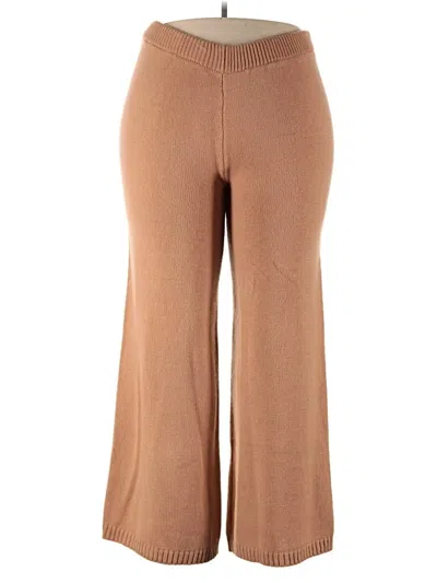 Pre-owned Unbranded Casual Pants In Brown