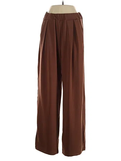 Pre-owned Unbranded Casual Pants In Brown