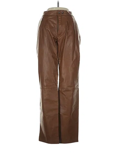 Pre-owned Unbranded Casual Pants In Brown