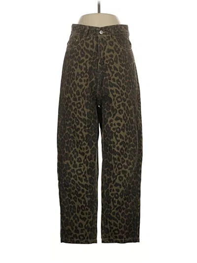 Pre-owned Unbranded Casual Pants In Brown