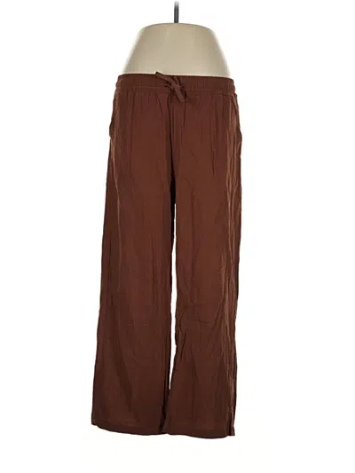 Pre-owned Unbranded Casual Pants In Brown
