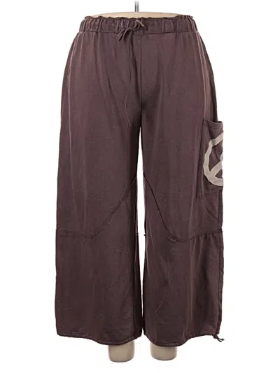 Pre-owned Unbranded Casual Pants In Brown