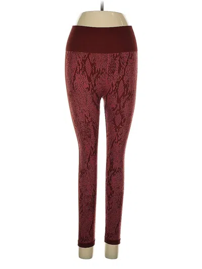 Pre-owned Unbranded Casual Pants In Burgundy