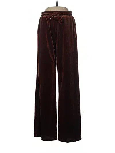 Pre-owned Unbranded Casual Pants In Burgundy