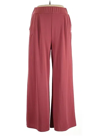Pre-owned Unbranded Casual Pants In Burgundy