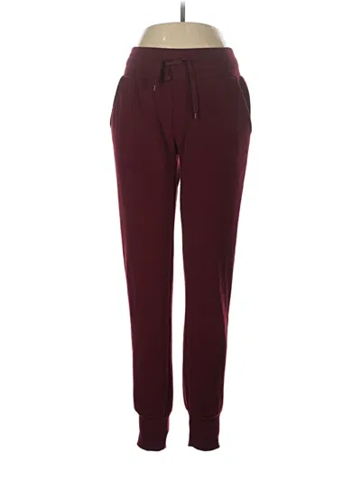 Pre-owned Unbranded Casual Pants In Burgundy