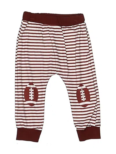 Pre-owned Unbranded Kids' Casual Pants In Burgundy