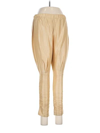 Pre-owned Unbranded Casual Pants In Gold