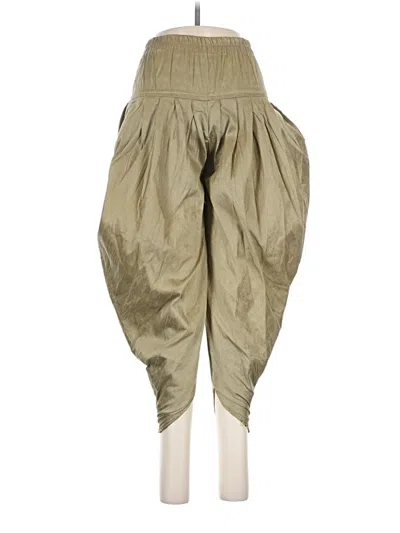 Pre-owned Unbranded Casual Pants In Gold
