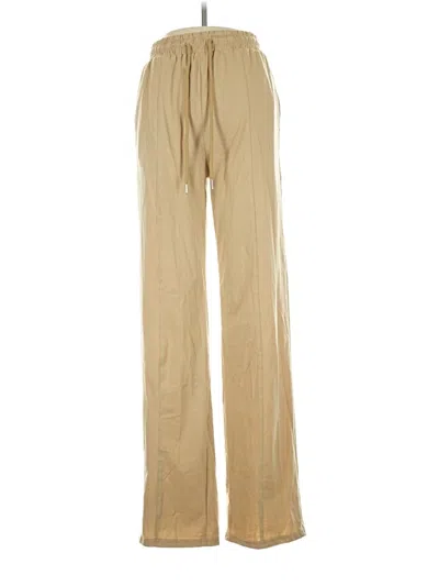 Pre-owned Unbranded Casual Pants In Gold