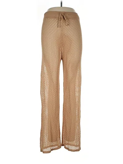 Pre-owned Unbranded Casual Pants In Gold