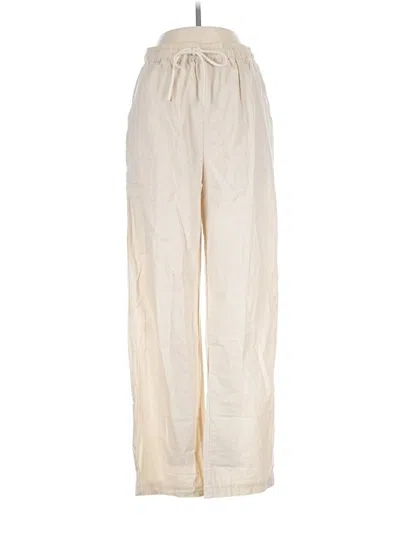 Pre-owned Unbranded Casual Pants In Ivory