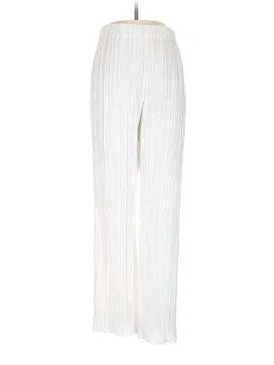 Pre-owned Unbranded Casual Pants In Ivory