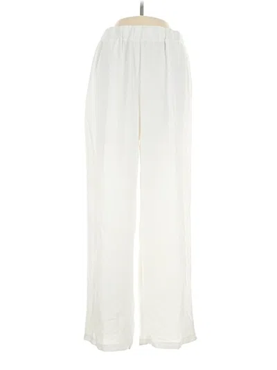 Pre-owned Unbranded Casual Pants In Ivory