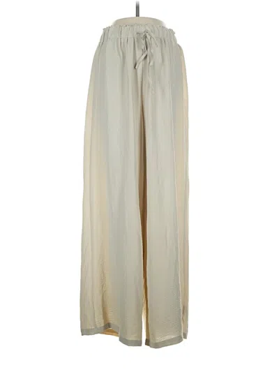 Pre-owned Unbranded Casual Pants In Ivory