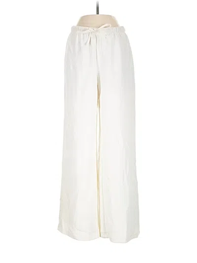Pre-owned Unbranded Casual Pants In Ivory
