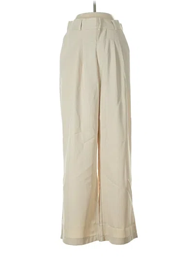 Pre-owned Unbranded Casual Pants In Ivory