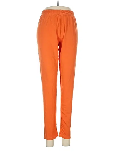 Pre-owned Unbranded Casual Pants In Orange