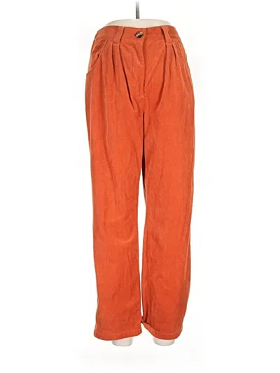 Pre-owned Unbranded Casual Pants In Orange