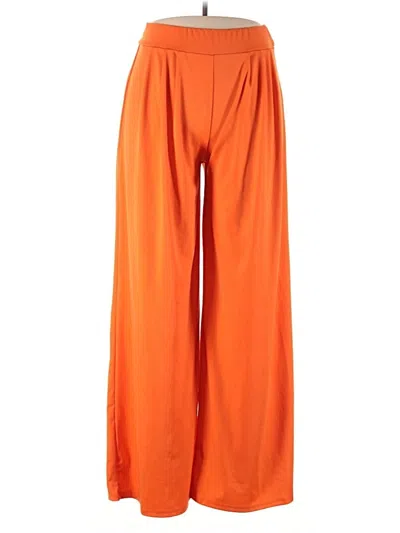 Pre-owned Unbranded Casual Pants In Orange