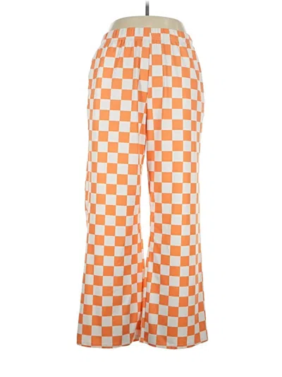 Pre-owned Unbranded Casual Pants In Orange