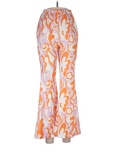 Pre-owned Unbranded Casual Pants In Orange