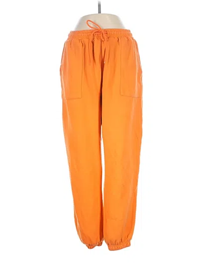 Pre-owned Unbranded Casual Pants In Orange
