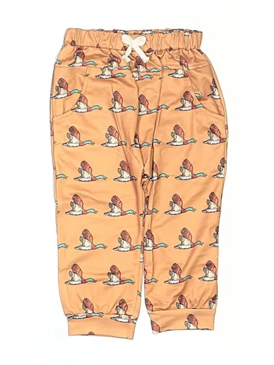 Pre-owned Unbranded Kids' Casual Pants In Orange