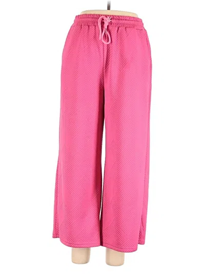 Pre-owned Unbranded Casual Pants In Pink