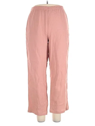 Pre-owned Unbranded Casual Pants In Pink