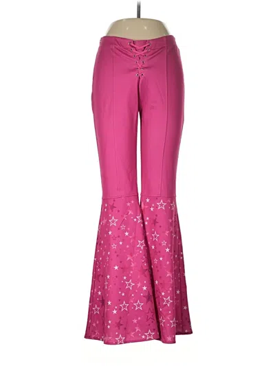 Pre-owned Unbranded Casual Pants In Pink