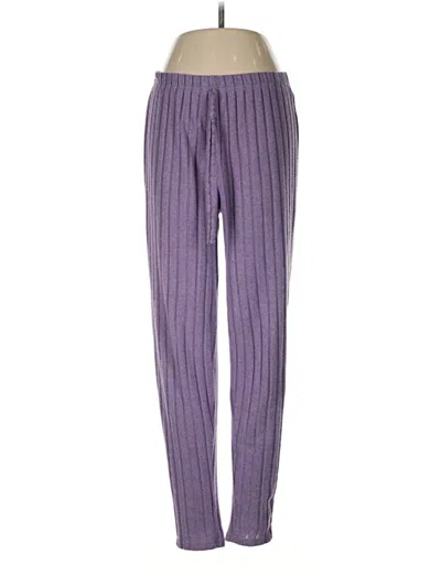 Pre-owned Unbranded Casual Pants In Purple