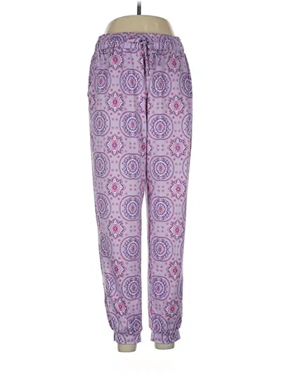 Pre-owned Unbranded Casual Pants In Purple