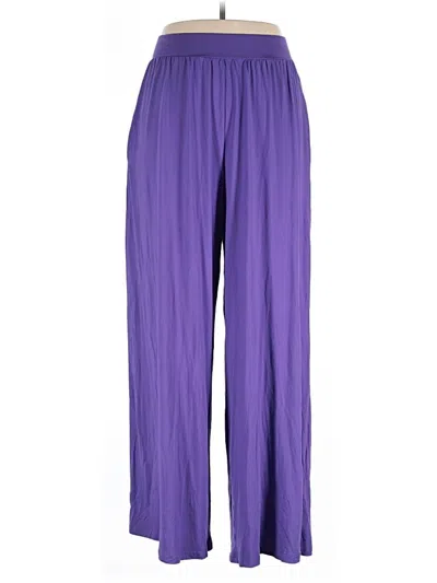 Pre-owned Unbranded Casual Pants In Purple