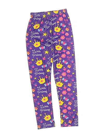 Pre-owned Unbranded Kids' Casual Pants In Purple