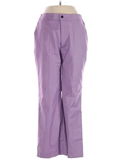 Pre-owned Unbranded Casual Pants In Purple