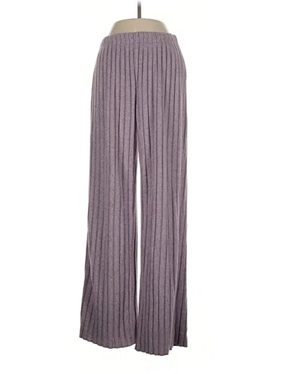 Pre-owned Unbranded Casual Pants In Purple