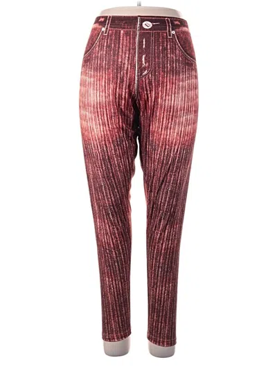 Pre-owned Unbranded Casual Pants In Red