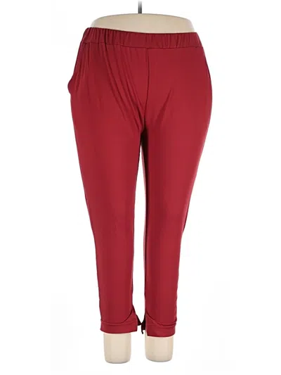 Pre-owned Unbranded Casual Pants In Red