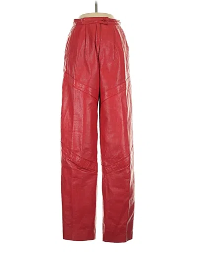 Pre-owned Unbranded Casual Pants In Red