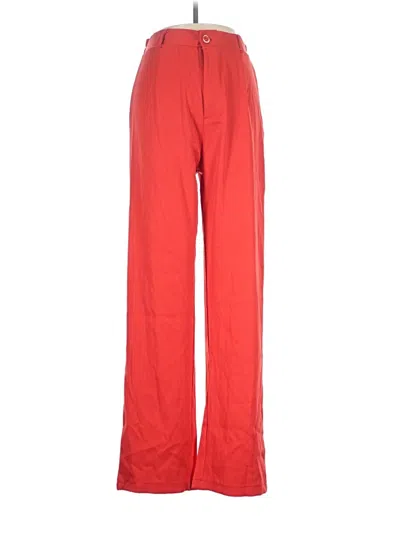 Pre-owned Unbranded Casual Pants In Red