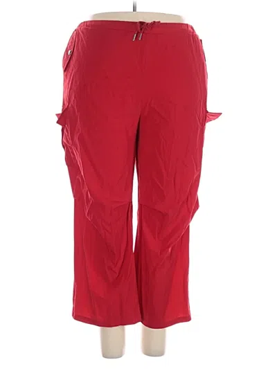 Pre-owned Unbranded Casual Pants In Red