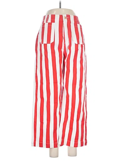 Pre-owned Unbranded Casual Pants In Red