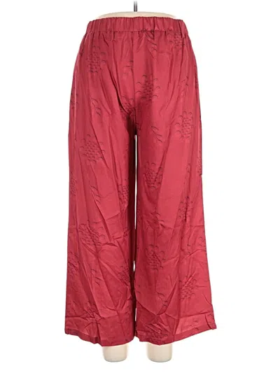 Pre-owned Unbranded Casual Pants In Red
