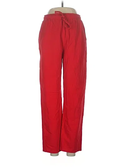 Pre-owned Unbranded Casual Pants In Red