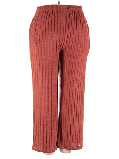 Pre-owned Unbranded Casual Pants In Red