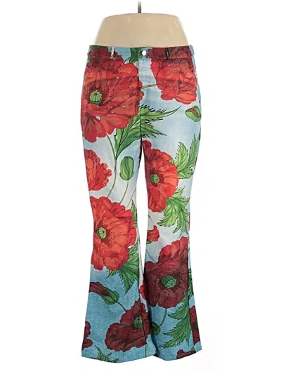 Pre-owned Unbranded Casual Pants In Red