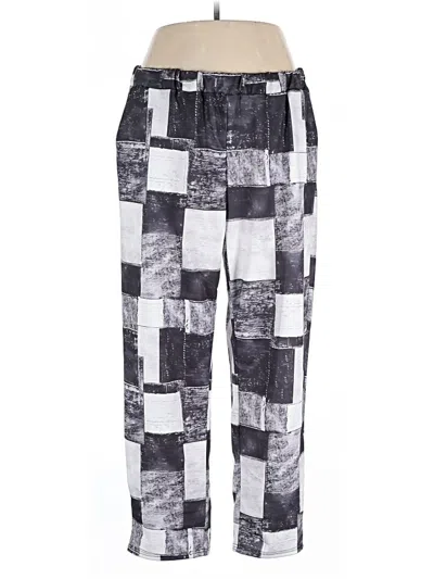 Pre-owned Unbranded Casual Pants In Silver