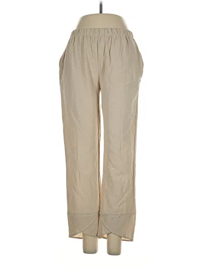 Pre-owned Unbranded Casual Pants In Tan